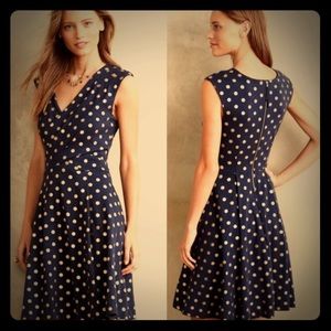 Maeve/Anthropologie polka dot dress